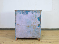 Vintage Painted Kitchen Island Cupboard Cabinet