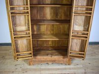 Vintage Rustic Hard Wood Fitted Interior Cupboard Cabinet Storage