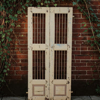 Pair of Antique Vintage Indian Doors Shutters