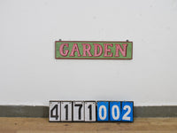 Hand Painted Vintage Design Wooden 'GARDEN' Sign - 60 cm