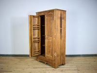 Vintage Rustic Hard Wood Fitted Interior Cupboard Cabinet Storage