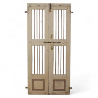 Pair of Antique Vintage Indian Doors Shutters