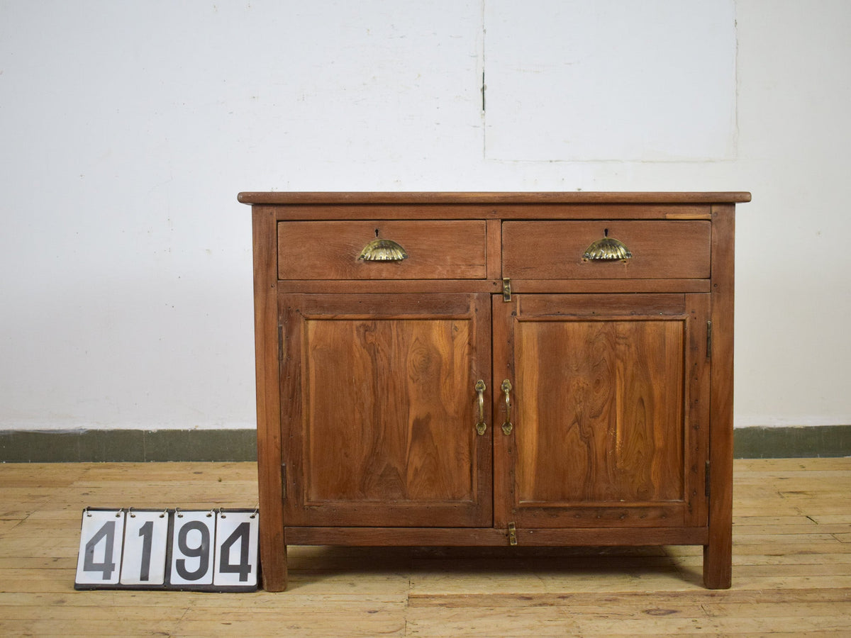 Vintage Wooden Sideboard Cupboard Cabinet