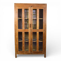 Vintage Wooden Rustic Cupboard Cabinet