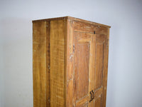 Vintage Rustic Hard Wood Fitted Interior Cupboard Cabinet Storage