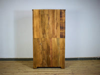 Vintage Rustic Hard Wood Fitted Interior Cupboard Cabinet Storage