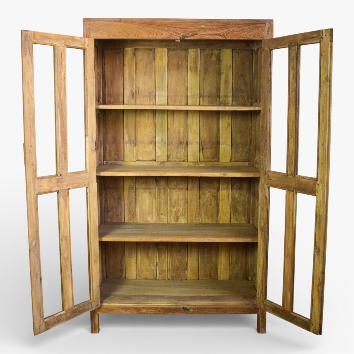 Vintage Wooden Rustic Cupboard Cabinet