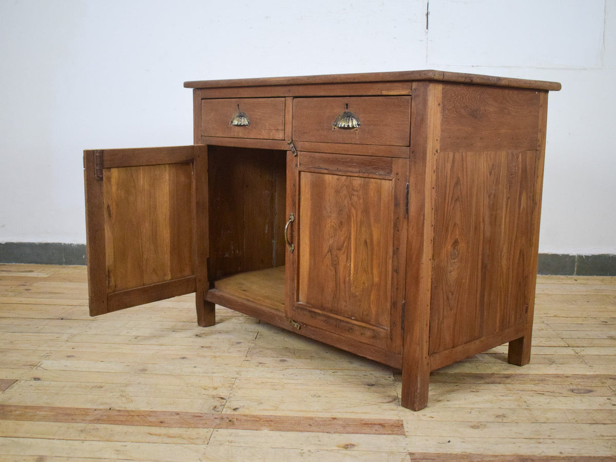 Vintage Wooden Sideboard Cupboard Cabinet