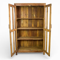 Vintage Wooden Rustic Cupboard Cabinet