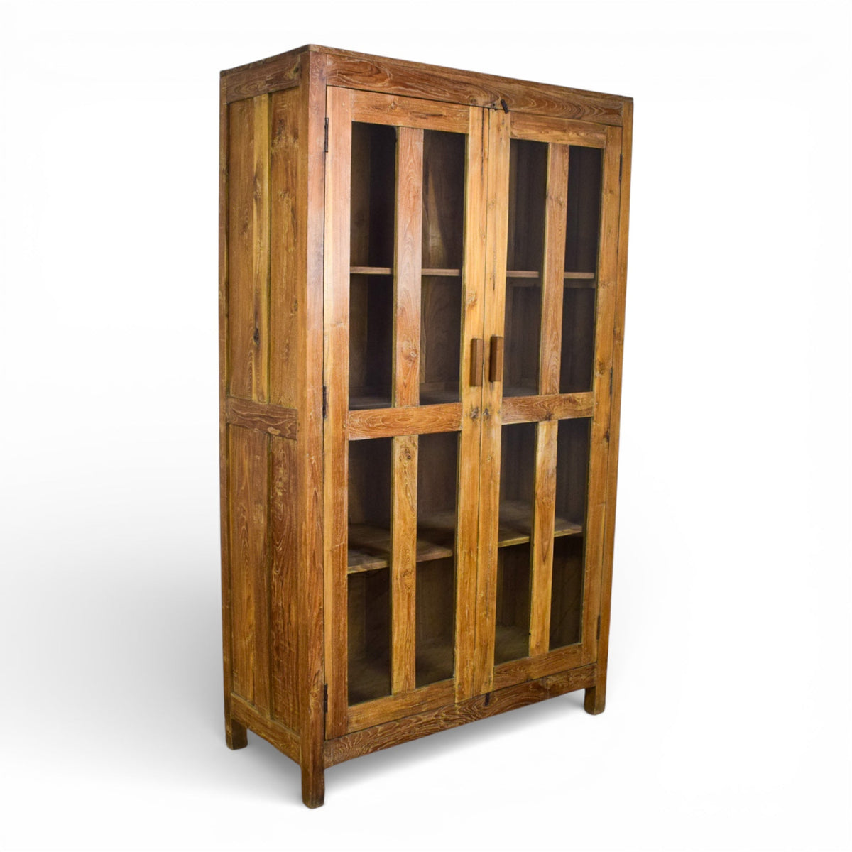 Vintage Wooden Rustic Cupboard Cabinet