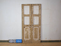 Pair of Antique Vintage Indian Doors Shutters