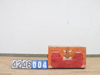Hand Painted Vintage Chest Trunk Box Tiger