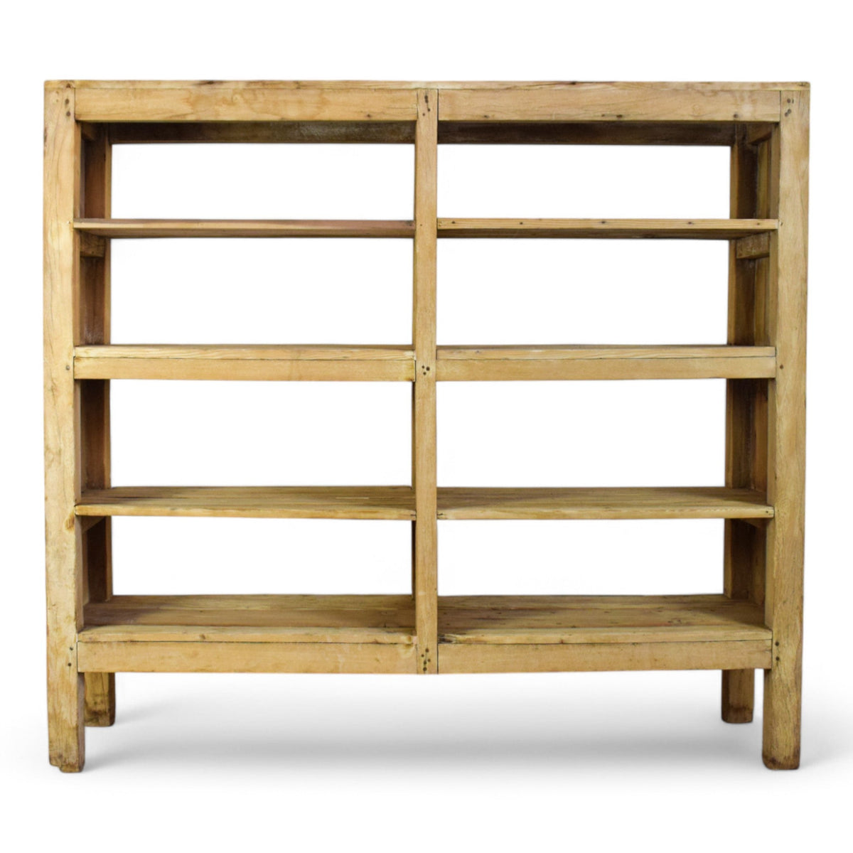 Large Vintage Wooden Rustic Shelving Rack Shop Display