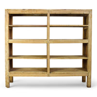 Large Vintage Wooden Rustic Shelving Rack Shop Display