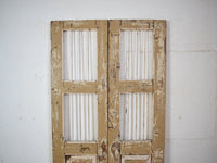 Pair of Antique Vintage Indian Doors Shutters