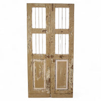 Pair of Antique Vintage Indian Doors Shutters