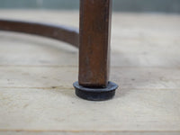Reclaimed Vintage Style Metal and Wood Coffee Side Table