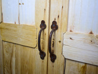 Vintage Bleached Rustic Kitchen Cupboard Cabinet