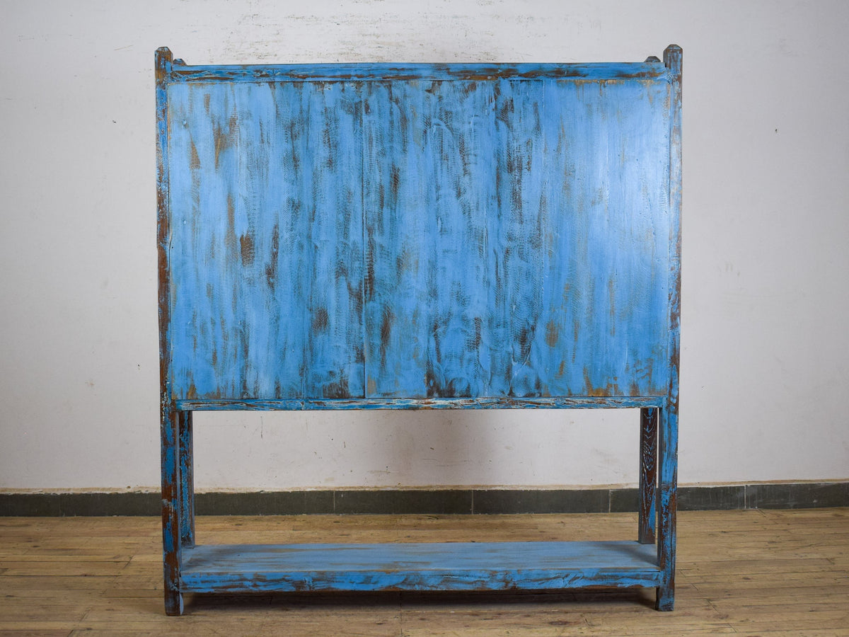 Vintage Solid Wood Rustic Multi Drawers Apothecary Shop Cabinet