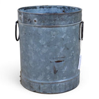 Vintage Rustic Metal Planter