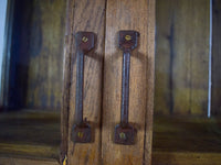 Vintage Wooden Rustic Cupboard Cabinet Display Case