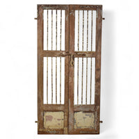 Pair of Antique Vintage Indian Doors Shutters