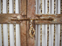 Pair of Antique Vintage Indian Doors Shutters