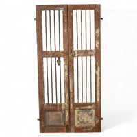 Pair of Antique Vintage Indian Doors Shutters
