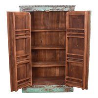Vintage Wooden Rustic Fitted Interior Cupboard Cabinet