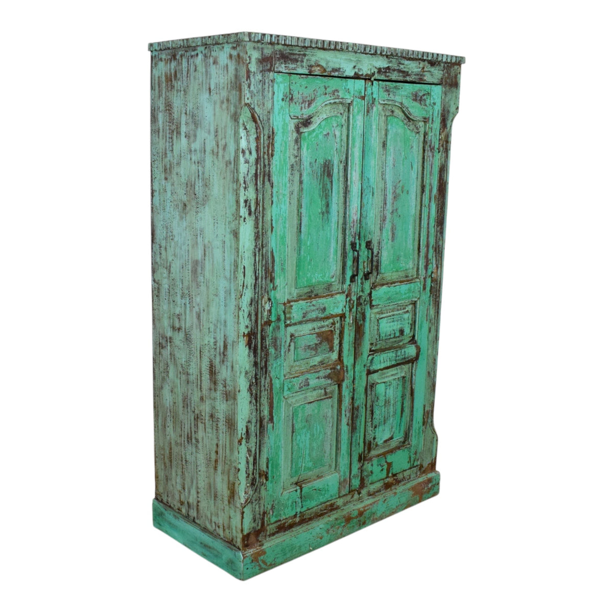Vintage Wooden Rustic Fitted Interior Cupboard Cabinet
