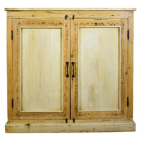 Vintage Bleached Rustic Kitchen Bathroom Cupboard Cabinet