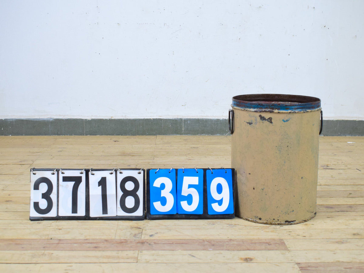 Vintage Rustic Metal Planter