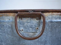 XL Rustic Vintage Metal Bath Planter