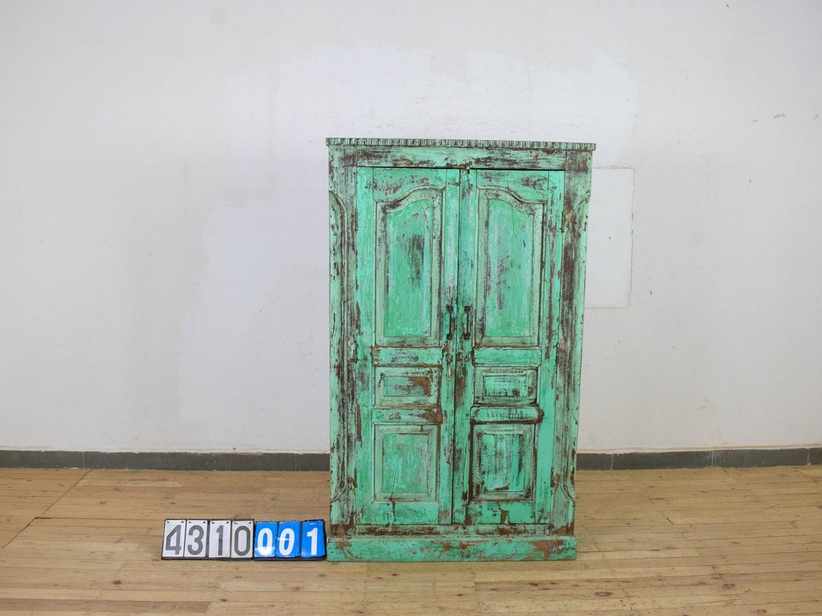 Vintage Wooden Rustic Fitted Interior Cupboard Cabinet