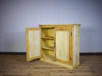 Vintage Bleached Rustic Kitchen Bathroom Cupboard Cabinet