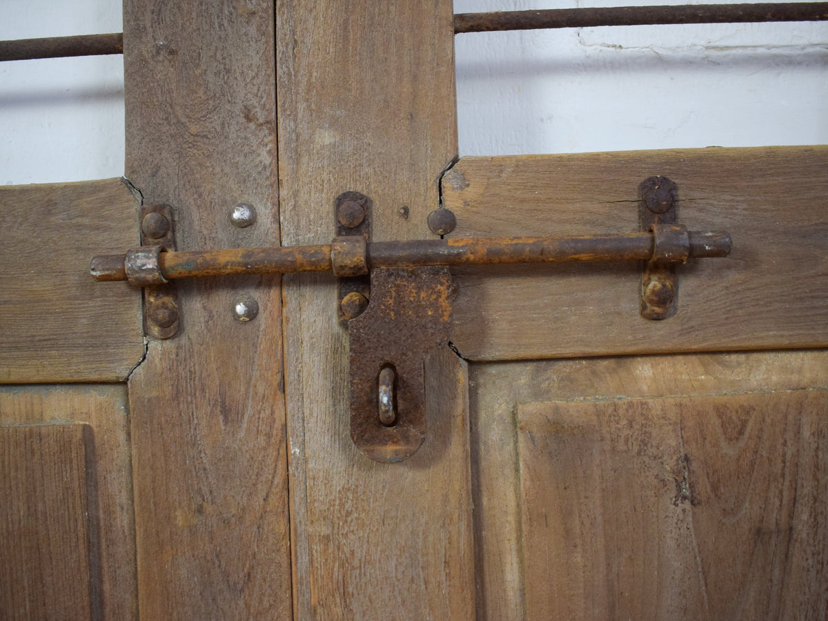 Pair of Antique Vintage Indian Doors Shutters