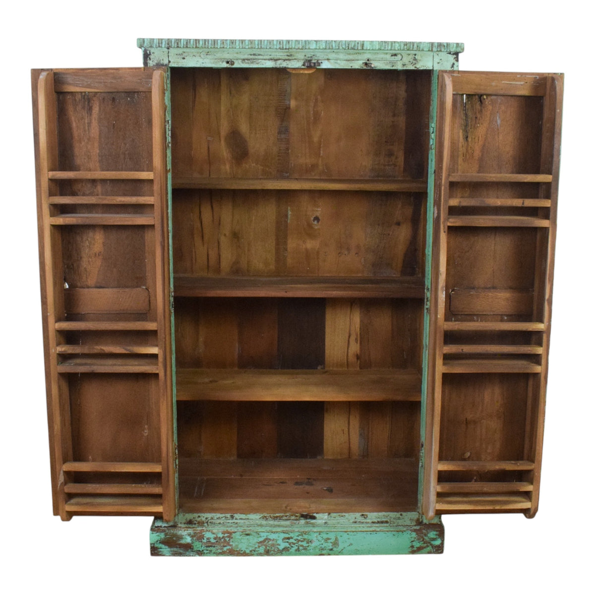 Vintage Wooden Rustic Fitted Interior Cupboard Cabinet