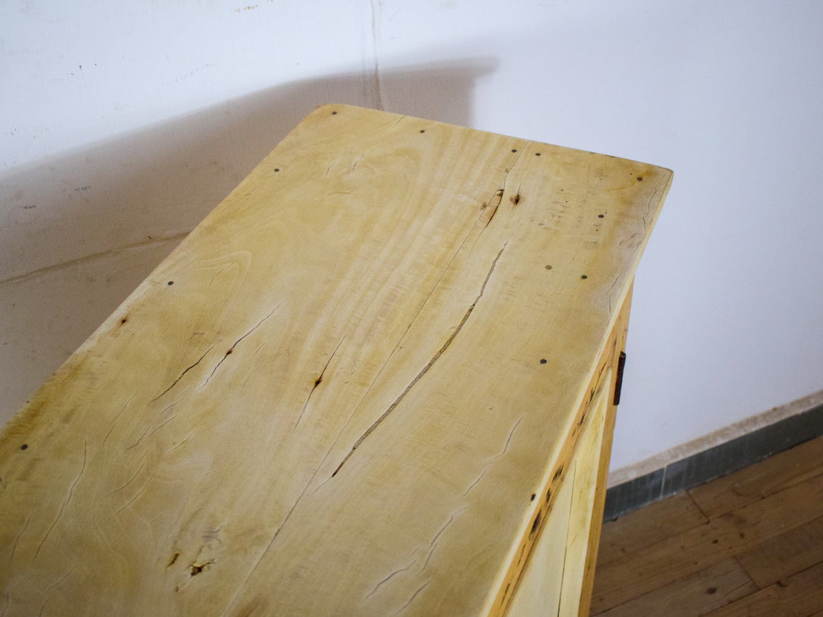 Vintage Bleached Rustic Kitchen Bathroom Cupboard Cabinet