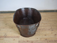 XL Rustic Vintage Metal Bath Planter