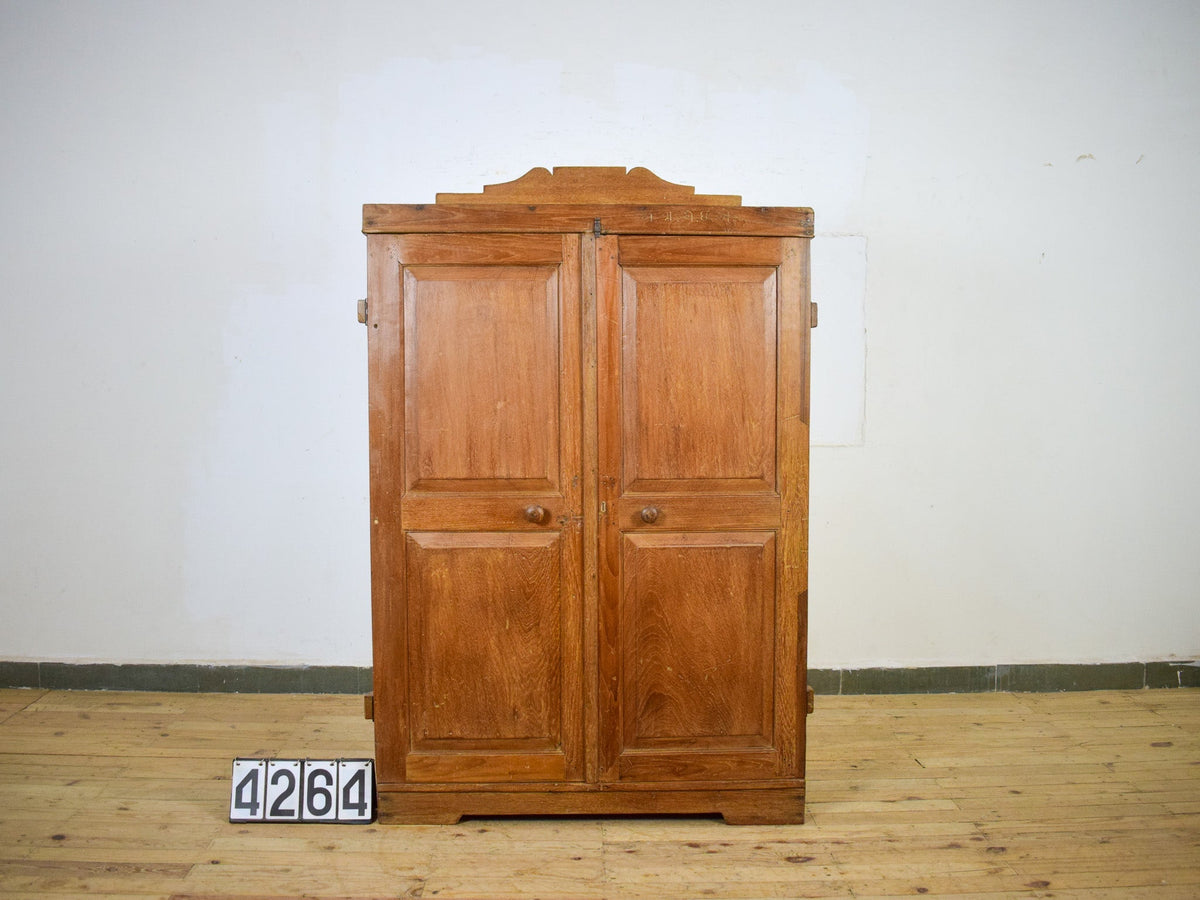 Vintage Rustic Wooden Cupboard Cabinet