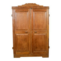 Vintage Rustic Wooden Cupboard Cabinet