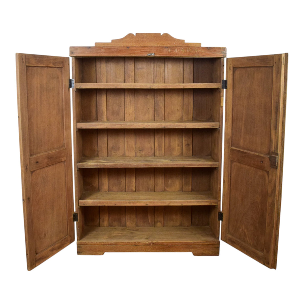 Vintage Rustic Wooden Cupboard Cabinet