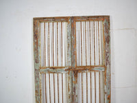 Pair of Antique Vintage Indian Doors Shutters