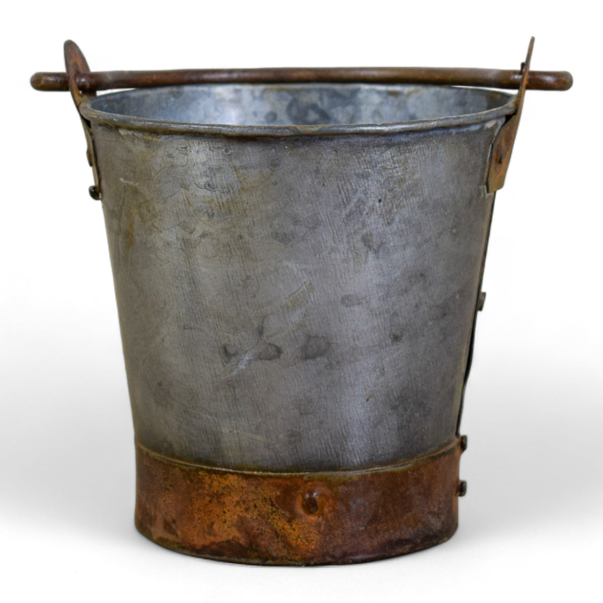 Vintage Style Galvanised Metal Mini Bucket Planter Plant Pot