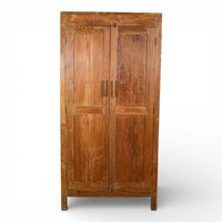 Vintage Rustic Hard Wood Fitted Interior Cupboard Cabinet Storage