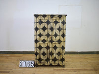 Vintage Hand-Painted Cupboard Cabinet