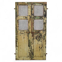 Pair of Antique Vintage Indian Doors Shutters