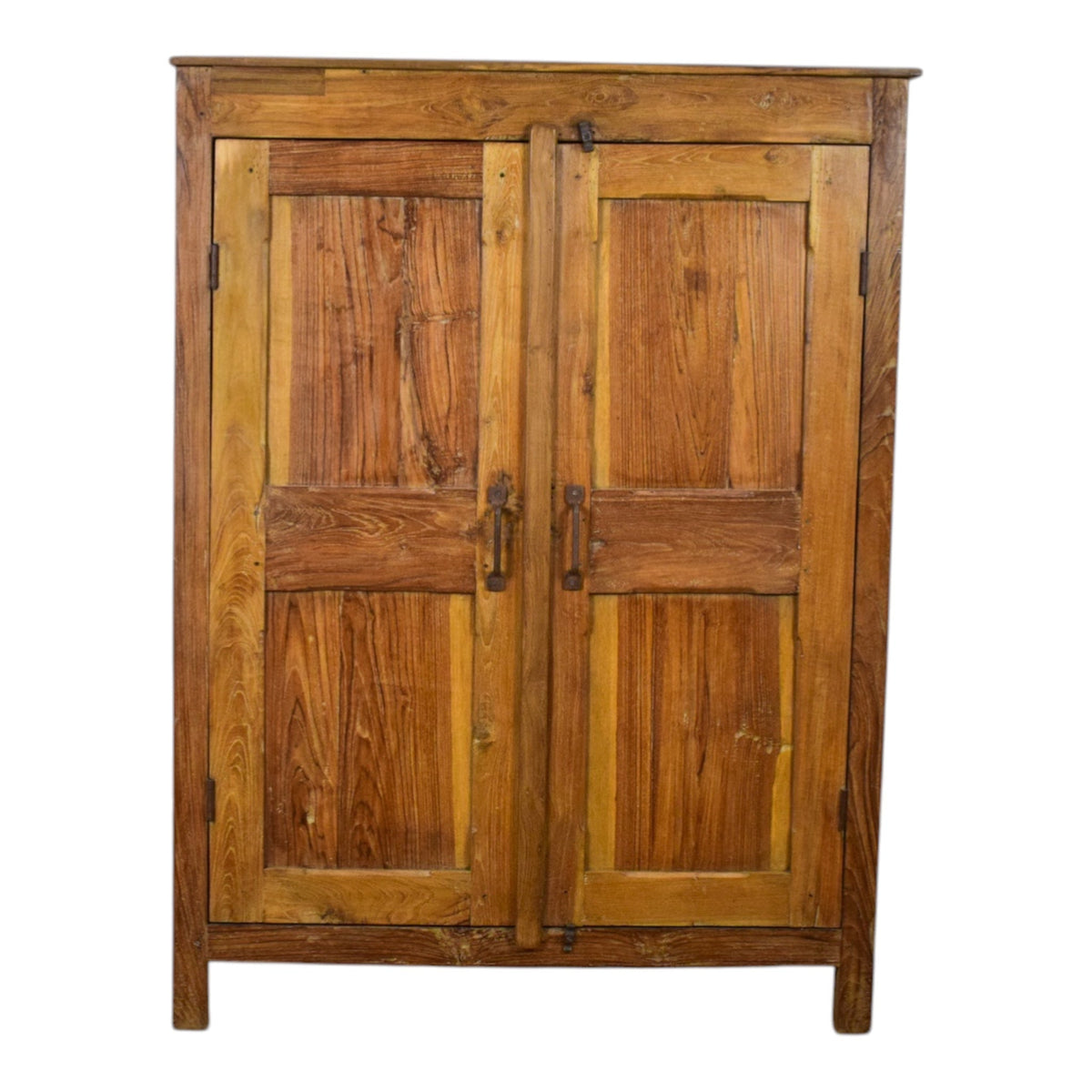 Vintage Rustic Wooden Cupboard Cabinet