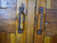 Vintage Rustic Wooden Cupboard Cabinet