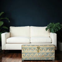Hand Painted Vintage Chest Trunk Box